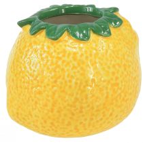 Vaso decorativo limão vaso de cerâmica amarelo Ø8,5cm