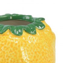 Itens Vaso decorativo limão vaso de cerâmica amarelo Ø8,5cm