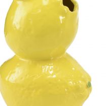 Itens Vaso de limão vaso de flores amarelo decoração de verão cerâmica Alt.20cm