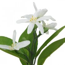 Ramo Deco limão e flores ramo artificial decoração de verão 26cm 4pcs
