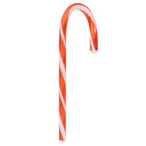 Itens Bengala doce artificial vermelha e branca, 35 cm, 3 peças