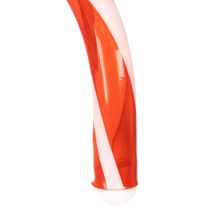Itens Bengala doce artificial vermelha e branca, 35 cm, 3 peças