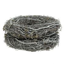 Itens Coroa de ramos Ø25cm Branca Conjunto de 2 peças Coroa memorial Decoração de mesa Coroa de porta Coroa do Advento