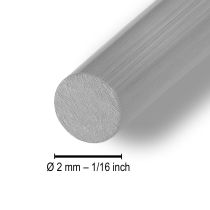 Itens Fio de alumínio 2mm prata 60m 500g