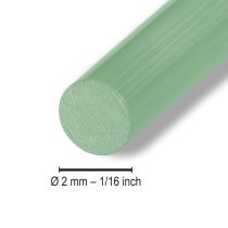 Itens Fio de alumínio Ø2mm 500g 60m verde menta