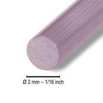 Itens Fio de alumínio Ø2mm fio decorativo rosa redondo 480g