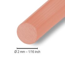 Itens Fio de alumínio 2mm fio para joias ouro rosa 500g 60m