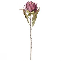 Itens Alcachofra Artificial Grande Flor Artificial Olhar Seco Roxo 76cm