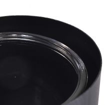 Itens Antigo suporte de metal cinza com formato de coração e recipiente de vidro - decoração de 30 cm para um ambiente romântico 2 peças