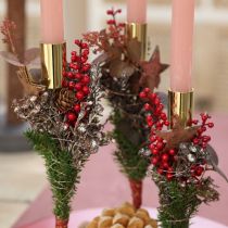 Itens Berry Pick Vermelho 23cm 12 unidades