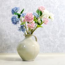 Itens Ramo florido de hortênsia para decoração elegante da casa, 80 cm, 2 peças
