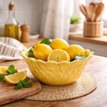 Itens Vaso decorativo de cerâmica em formato de flor, ideal para decoração de casa e como presente. 13 cm, conjunto com 2 peças.