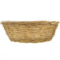 Itens Vaso grande para flores, cesto para plantas com trepadeiras, Ø40cm A13cm, decoração natural, enfeite de mesa, peça única