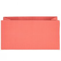 Itens Saco de flores extra longo com folha rosa salmão 24x12cm 6 un
