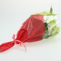 Itens Saco de flores juta vermelho C36cm L25cm - 12cm 50 un