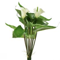 Itens Calla Lily Kalla Flores Artificiais Brancas Flores Exóticas 34cm