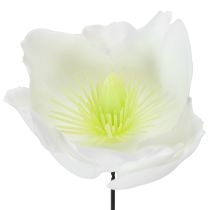 Itens Rosa de Natal em arame, branca, 50 peças