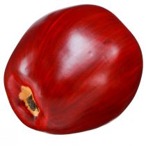 Itens Deco maçã vermelha Fruta Deco Ø8cm Alt.9,5cm Vermelho Delicioso 4 unidades