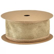 Itens Fita de veludo fita decorativa fita de joias veludo marrom W50mm L8m