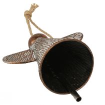 Itens Sino decorativo Anjo da Guarda em metal bronze 19,5x12x19cm Estilo vintage shabby chic para decoração de quarto