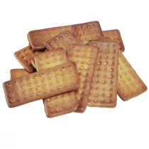 Itens Biscoitos decorativos, comida artificial, 24 unidades, 9x4cm, decoração de mesa, decoração de vitrine, decoração de eventos, adereços para fotos.