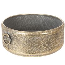 Itens Vaso decorativo, estilo antigo, em metal, dourado, Ø37/31cm, conjunto de 2