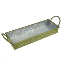 Itens Bandeja decorativa natal estrelas verdes 49cm/43cm conjunto de 2