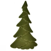 Itens Abeto decorativo flocado árvore de Natal verde 60cm