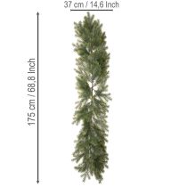 Itens Guirlanda artificial de ramos de pinheiro para arranjos florais criativos, 175 cm