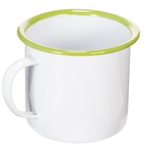 Itens Caneca/vaso decorativo para plantas, esmaltado, Ø11,5 cm x 10 cm