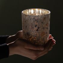 Itens Lanterna decorativa de vidro com design de borboleta para dar um toque de estilo à sua casa, 8 cm, conjunto de 4 peças.