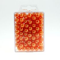 Itens Contas decorativas Ø10mm laranja 115 un