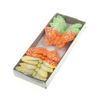 Itens Borboletas decorativas em um fio 10cm 12pcs