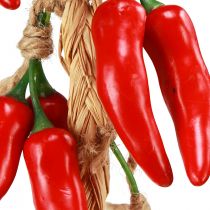 Itens Cabide decorativo verão pimenta artificial vermelha L50cm