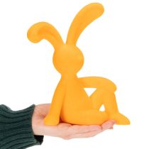 Itens Coelho de Páscoa decorativo em plástico, ideal para decoração e como presente, 20 cm, 2 peças.