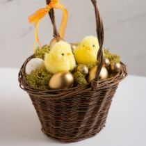 Itens Pintinhos decorativos, perfeitos para as celebrações de Páscoa na sala de estar ou no jardim, 7 cm, 6 peças