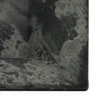 Placa de plástico 20cm x 20cm quadrada antracite 6pcs