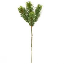 Itens Conjunto de decoração com galhos de pinheiro artificiais, 24 peças para uso interno e externo, decoração de mesa e guirlandas de Natal, arame floral flexível, verde-marrom.