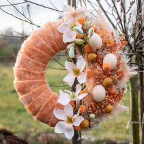 Itens Fita de feltro laranja 15cm 5m