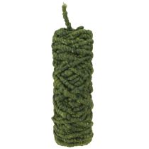 Itens Cordão de feltro fofo Mirabell verde escuro 25m