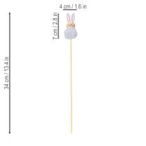 Itens Coelhinhos de Páscoa fofinhos para uma Páscoa alegre, decoração de quarto, 34 cm, 12 peças