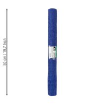 Itens Papel crepom florista azul escuro 50x250cm