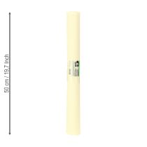 Itens Papel crepom para floristas, cor champanhe, 50 x 250 cm, 5 peças