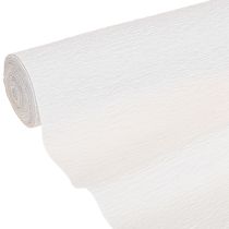Itens Papel crepom para florista crepom branco 50×250cm 5 unidades