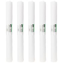 Itens Papel crepom para florista, branco, 50 x 250 cm, 5 peças