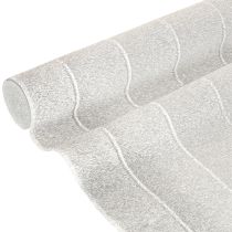 Itens Papel crepom florista prata 50x250cm