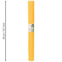 Itens Papel crepom florista amarelo sol 50x250cm