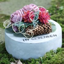 Itens Rosa de espuma Ø10cm rosa velho 8 unidades