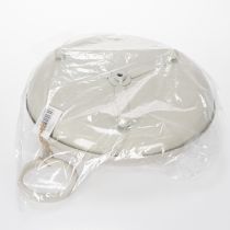 Itens Tigela decorativa de metal com alça para design moderno de sala de estar e decoração de mesa, 31 cm