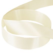 Itens Fita de presente e fita decorativa fita tafetá creme 25mm 50m
